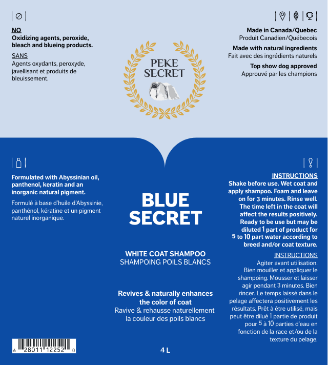 BLUE SECRET natural shampoo for cats and dogs