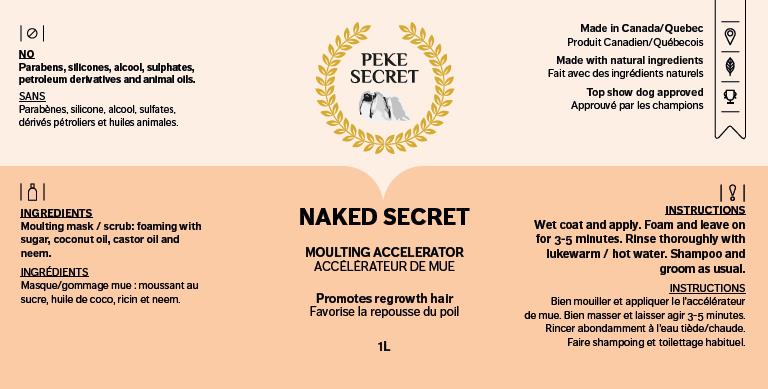 NAKED SECRET Moulting Treatment for Dogs and Cats