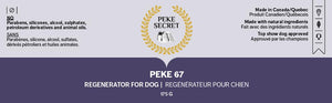 Regenerating hydrating treatment for dogs and cats PEKE 67