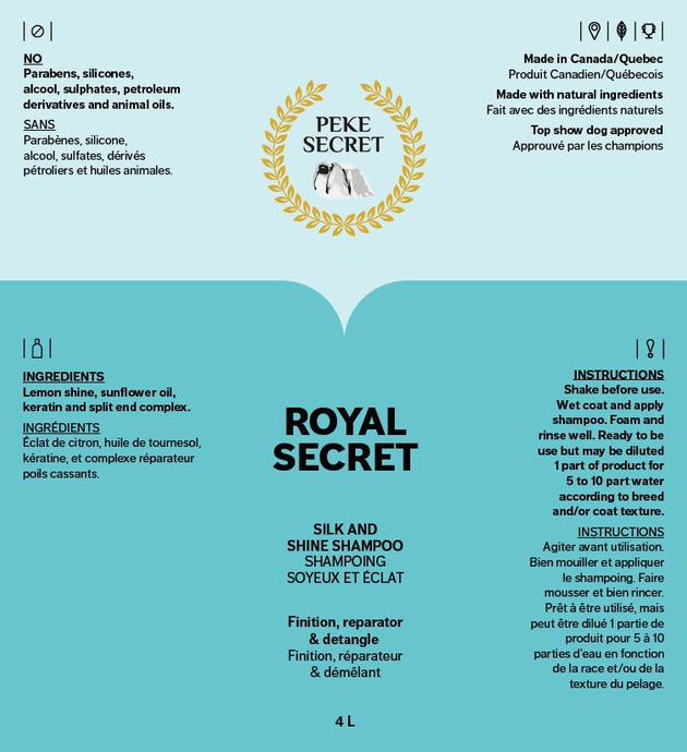 ROYAL SECRET natural shampoo for cats and dogs