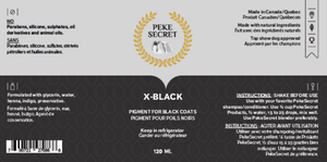 X-BLACK Pigment for black coats